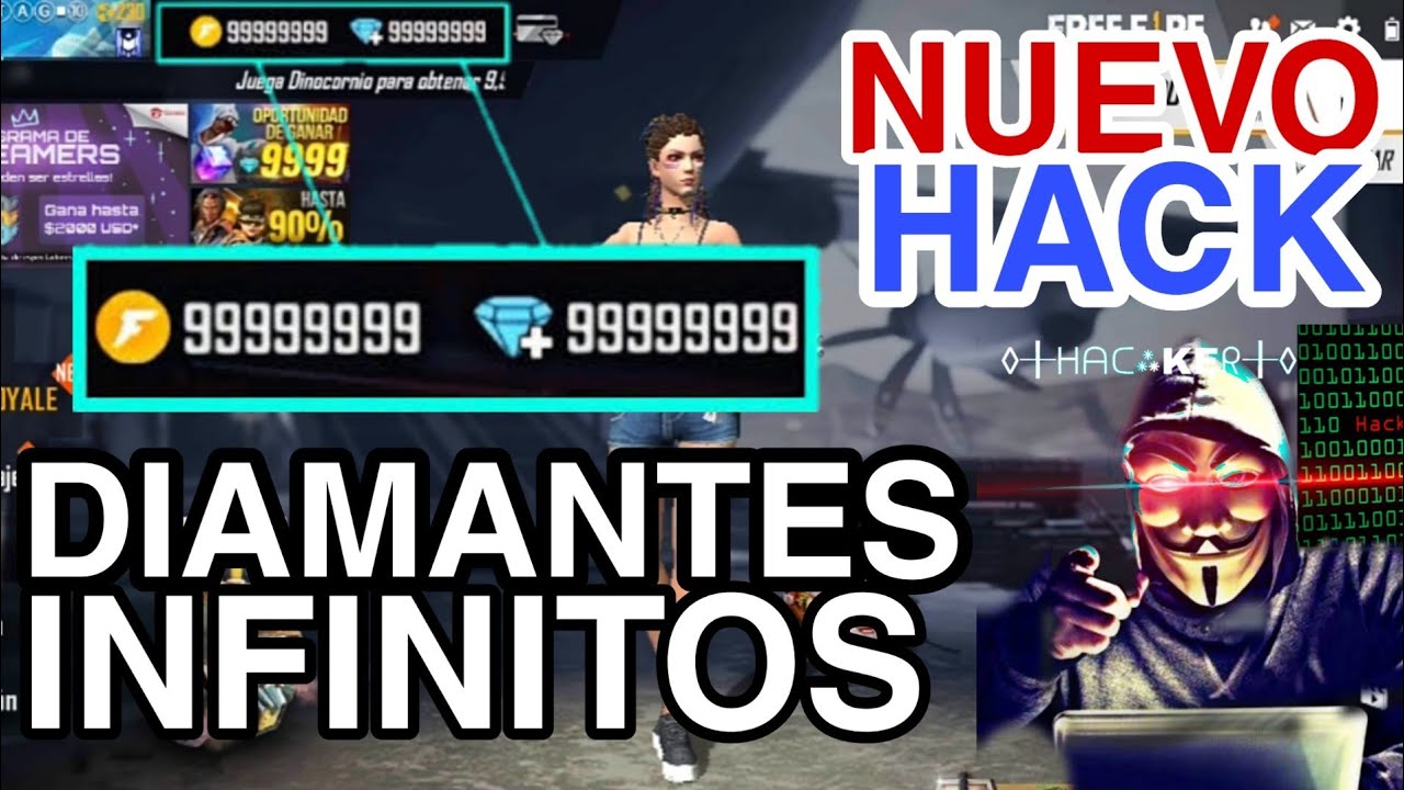 EL MEJOR HACK DE DIAMANTES💎INFINITOS PARA FREE FIRE SIN BANEOS [TRUCO] NO HACK FUNCIONA AL 100