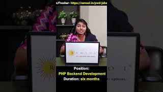 Work from home Job | Internship Job | Quantum IT Innovation Hiring | PHP Backend Developer