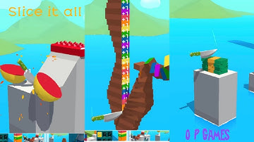 Slice It All-Levels (1-9) Level Max Gameplay Mobile Android iOS game