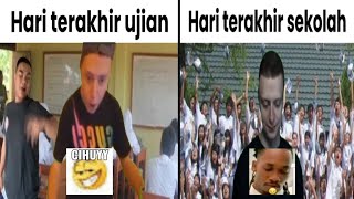 Hari terakhir ujian vs Hari terakhir sekolah..