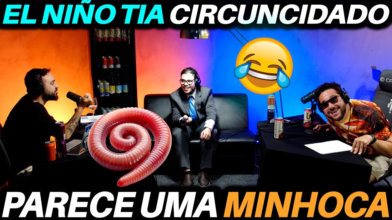 EL NIÑO TIA Circuncidado parece uma MINHOCA 🪱😂
