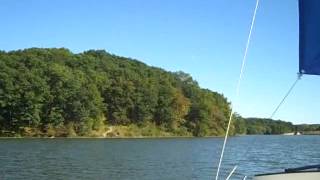 Argyle Lake Bald Eagle from our 𝐏𝟐-𝟏𝟔  Paceship sailboat. Buriavimas