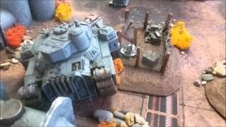 Warhammer 40k Battle Report 7th Edition Dark Eldar vs Imperial Guard Astra Militarum