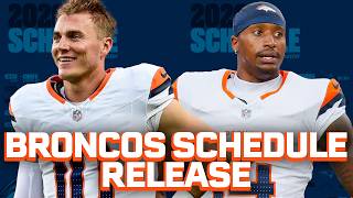 Bo Nix vs EVERYBODY | Broncos Schedule Release Reaction