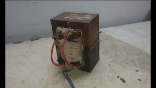 Maquina de solda com transformador de microondas 150 AH Vamos montar mais uma . Parte 3