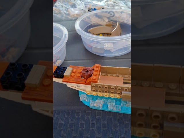 einfach das Idias Segelboot gebaut ,für jemanden von dem ich heute auch was tolles bekommen habe..
