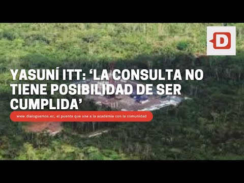 Yasuní ITT: ‘La consulta no tiene posibilidad de ser cumplida’