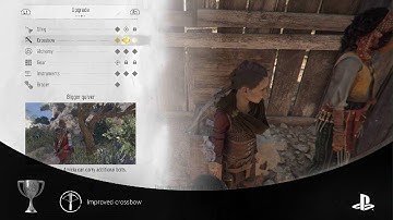 A Plague Tale: RequiemImproved crossbow (SILVER)Fully upgrade the crossbow #PlayStationTrophy