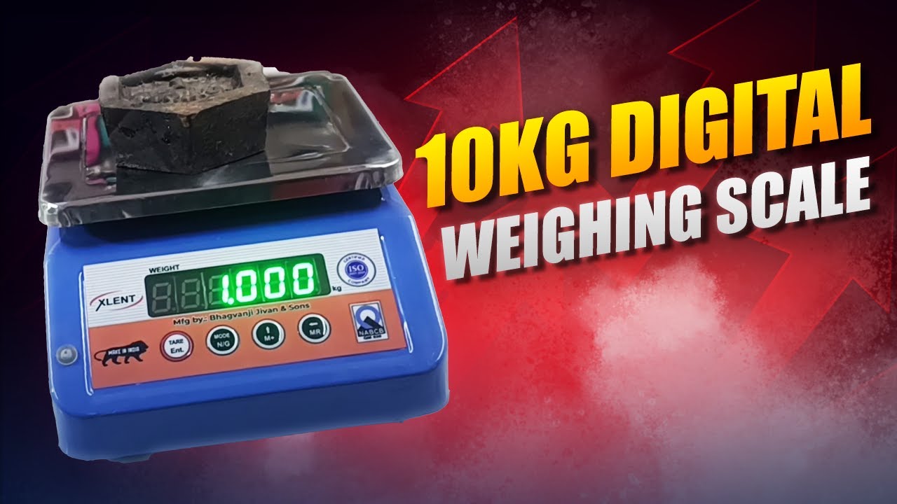 10kg Digital Weighing Scale | Best Digital Scale For Shop / Kitchen | Bharat Scale Company Parbhani