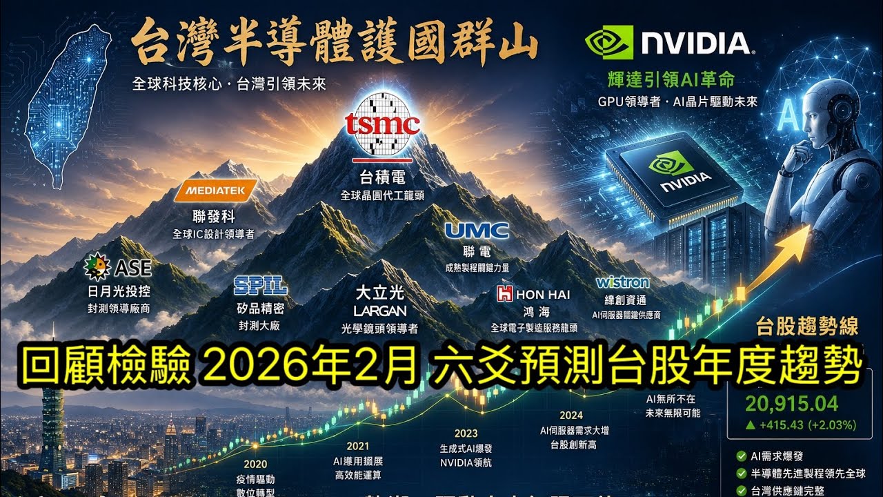 回顧檢驗 2026年2月25日 公開六爻預測:台股年度趨勢 縮圖