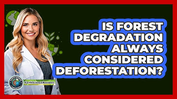 Is Forest Degradation Always Considered Deforestation?