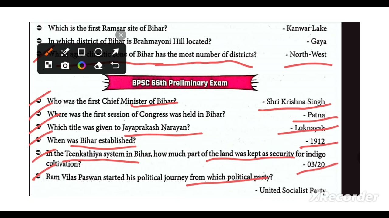 BPSC Previous Year Question | Bihar GK Part-4 | Most Important PYQ 🔥