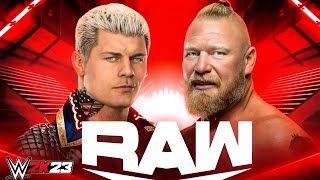 Cody Rhodes Vs Brock Lesnar Full Match WWE Raw 2023 Highlights ! Brock Lesnar Destroys Cody Rhodes