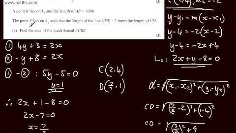 q9   C1 Edexcel May 2012   Quick worked examples   core 1 AS maths