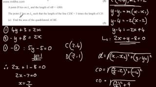 q9 C1 Edexcel May 2012 Quick worked examples core 1 AS maths