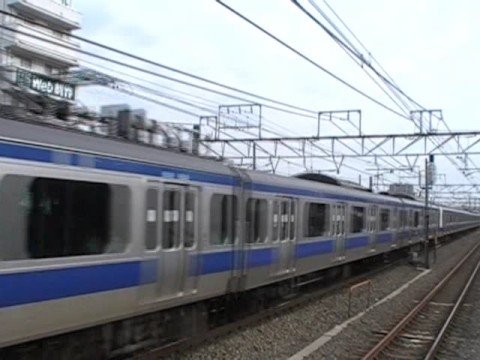 JR常磐線E531系通過