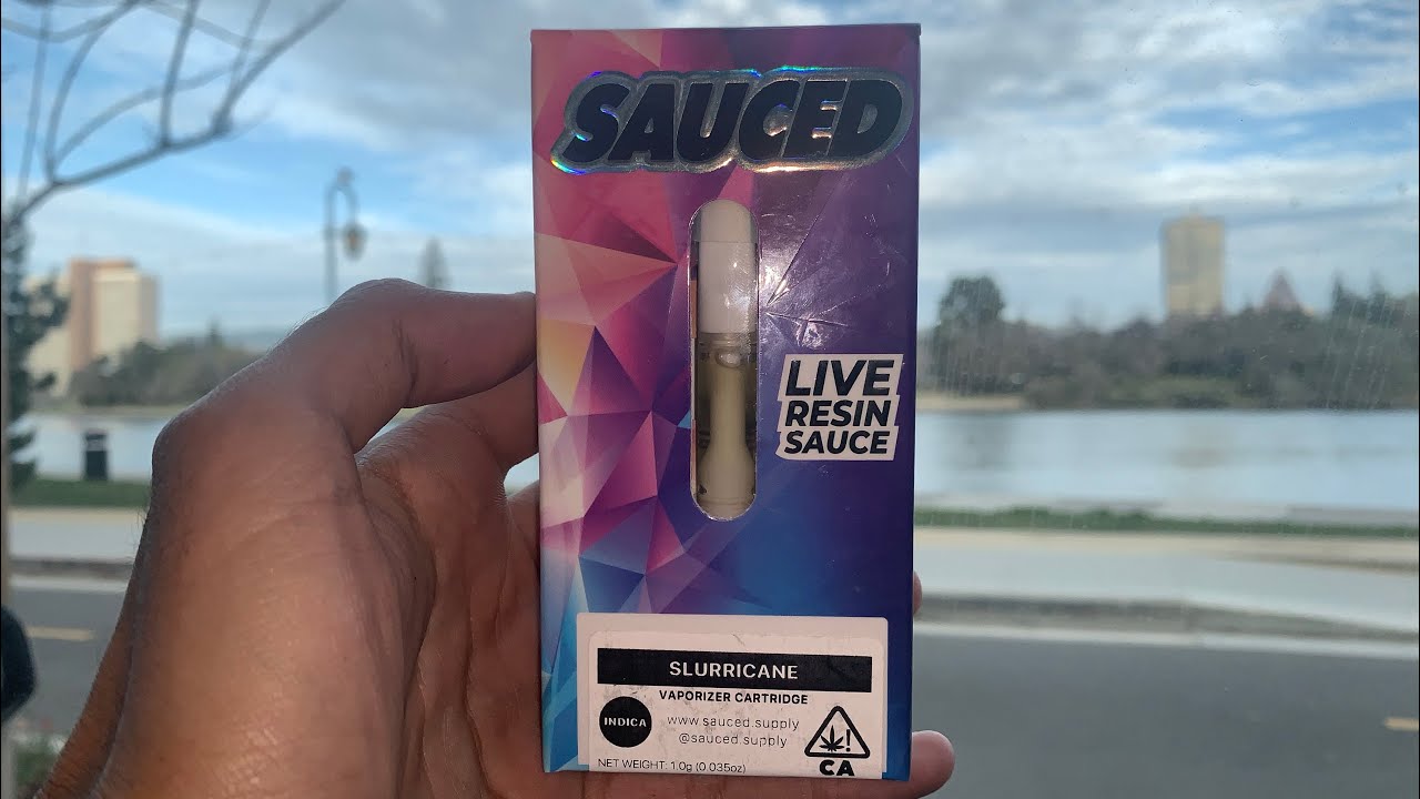 Slurricane Live Resin Sauce Cartridge Review (SAUCED)