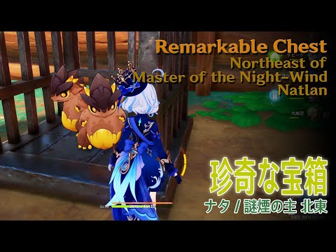 原神】精巧な宝箱と珍奇な宝箱/謎煙の主 北東 [Remarkable Chest