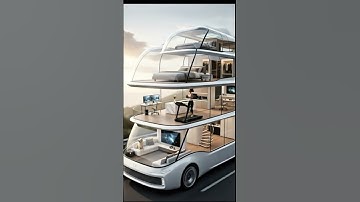 “World’s First 4-Story White Motorhome 🏠🚐 | Luxury on Wheels | AI Future Vehicle”