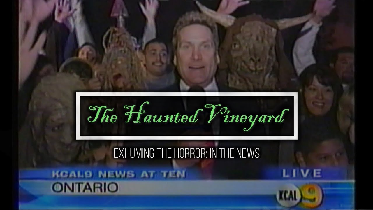 The Haunted Vineyard in the news haunted house Ontario Guasti