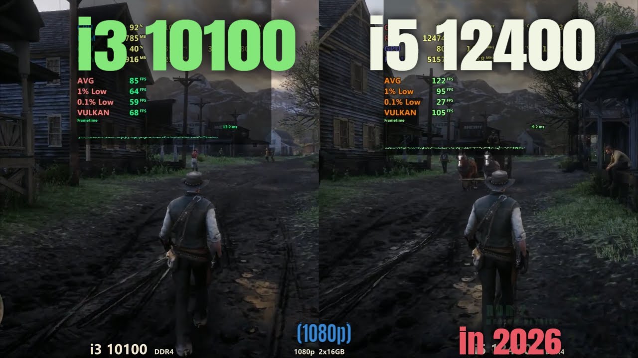i3 10100 vs i5 12400f in 2026 - YouTube