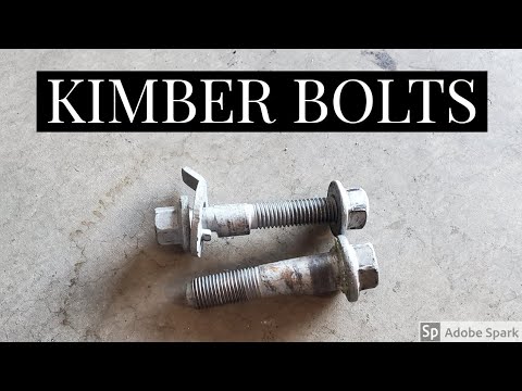 Video: Bolts za kurekebisha camber hufanyaje kazi?