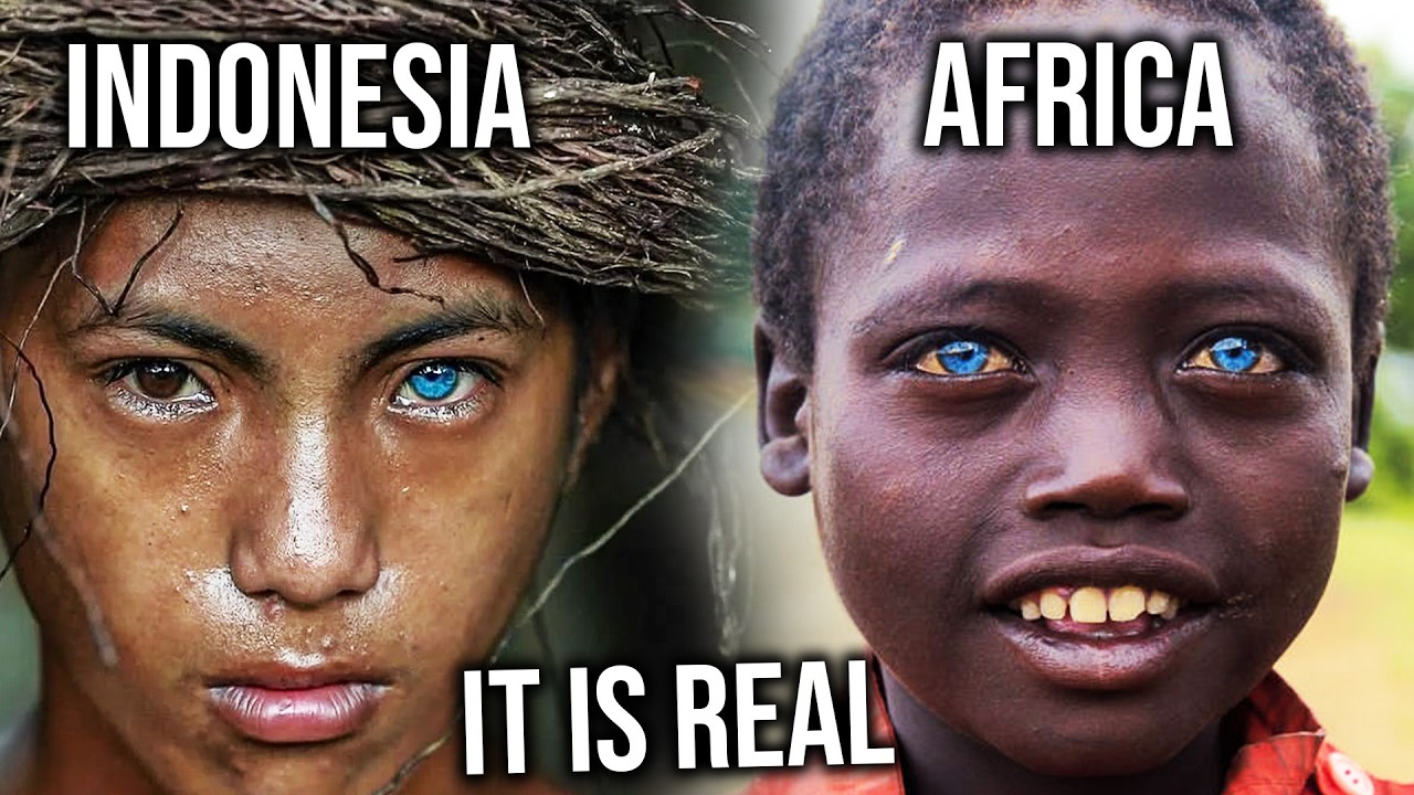 «Ослепительные голубые глаза» Индонезии и Африки: объяснение.