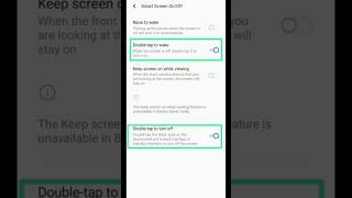 display double Tuch on off ✅ settings#vivo #vivoy400pro  #short #ytshorts #youtubeshorts #trending