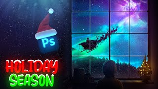 How to Create a Christmas Special Photoshop Manipulation | Holiday Season