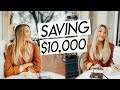 how to save $10,000 from scratch | budgeting, personal finances, and saving in college!