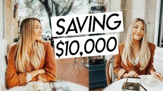 how to save $10,000 from scratch | budgeting, personal finances, and saving in college!