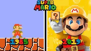 Super Mario Games Evolution (1985 - 2019)