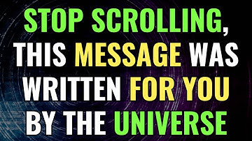 STOP Scrolling, This Message Was Written FOR YOU By The Universe | Awakening | Spirituality | Chosen