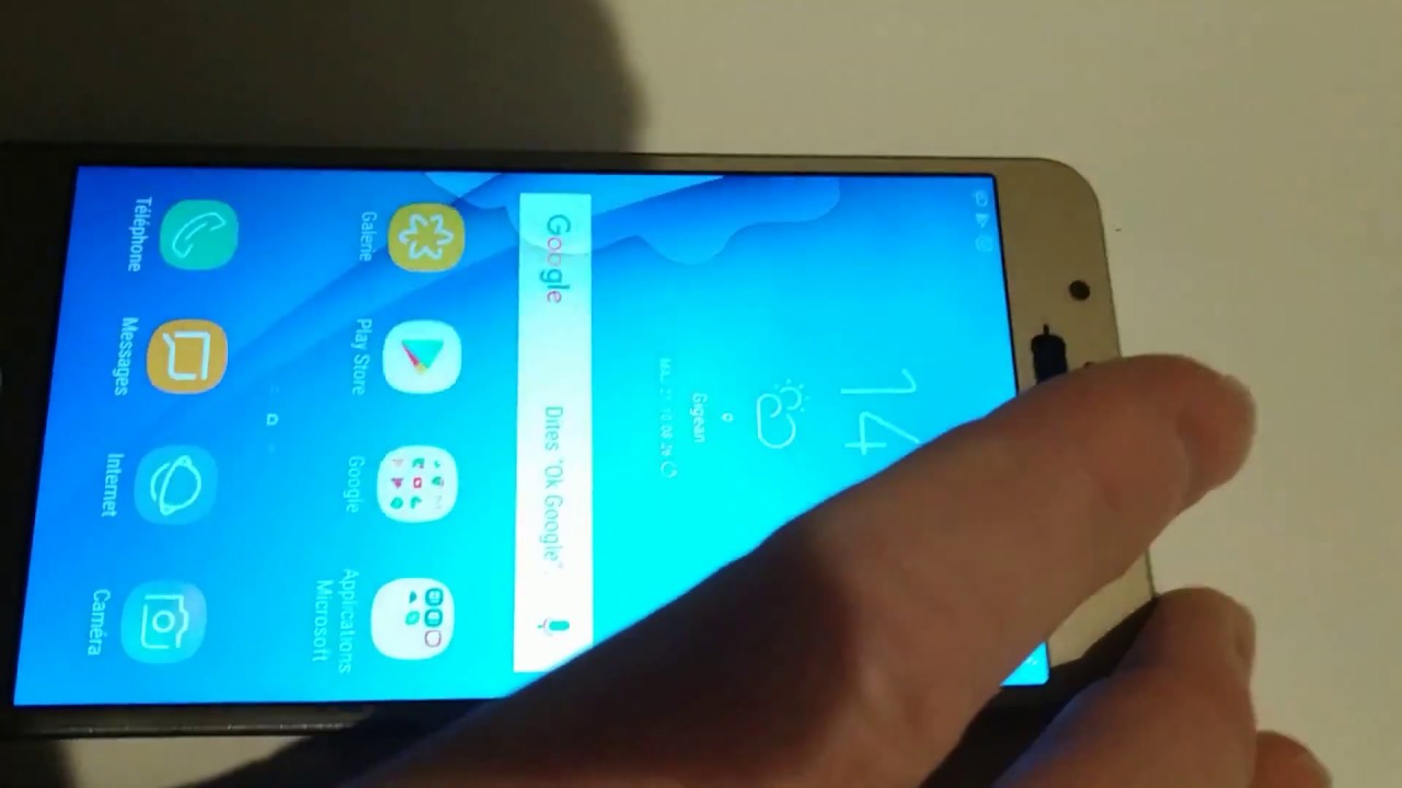 ecran J5 2016 - YouTube