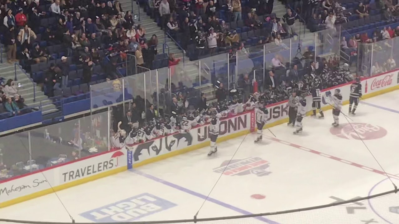 UConn Hockey Goal Horn LIVE YouTube
