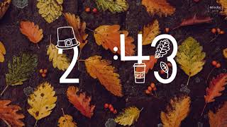 3 Minute Timer Fall Leaves