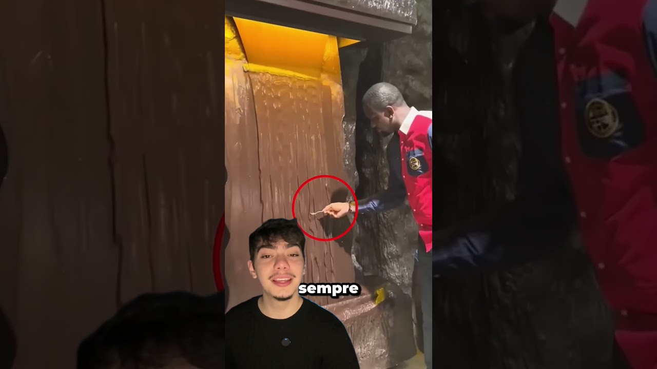 como funciona a cascata infinita de chocolate? 🍫💧