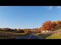 A Fall Drive from Mt Airy to Laytonsville (and Back)