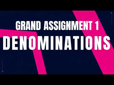Denominations | Grand Assignment 1 | Python coding tips tricks | Nxtwave ccbp 4.0 telugu | Python