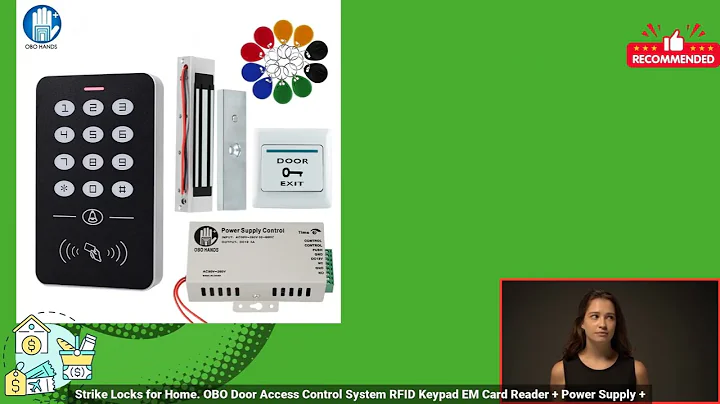 2255799987073559 OBO Door Access Control System RFID Keypad EM Card Reader + Power Supp