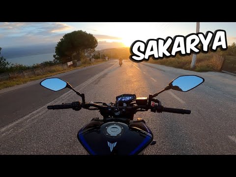 VATAN MİLLET SAKARYA DEDİLER GELDİK ! MOTOR RODAJDA / MOTOVLOG MT-09 SP