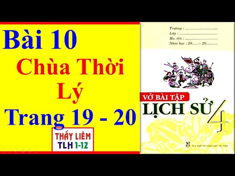 Video Vở Bài Tập Lịch Sử Lớp 4 Bài 10 | Chùa Thời Lý | Trang... - youtube