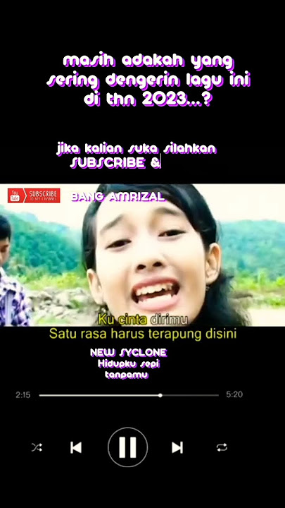 NOSTALGIA NEW SYCLONE HIDUPKU SEPI TANPAMU #nostalgia