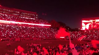UGA Sanford Stadium Red Lights to Power by Kanye West