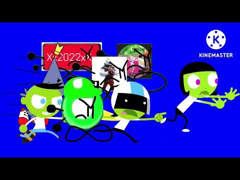 Dot Being Chased By A Stampede Blue Screen 