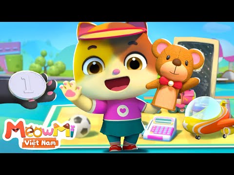 Chúng ta sẽ mua gì khi đi siêu thị | Thói quen tốt | Nhạc thiếu nhi | MeowMi Gia đình những chú mèo\