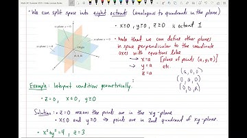 Section 12-1: Three-Dimensional Coordinate Systems