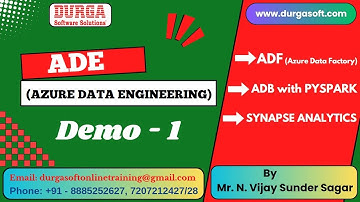 AZURE DATA ENGINEERING tutorials || Demo - 1 || by Mr. N. Vijay Sunder Sagar On 10-07-2025 @7PM IST