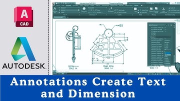 Autodesk AutoCAD Course 03 Annotations Create Text and Dimension