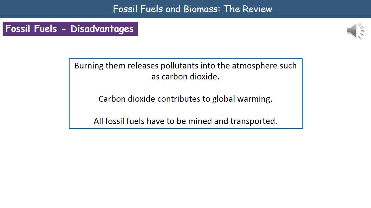 P2 7   Fossil Fuels and Biomass Foundation and Higher Tier Summary